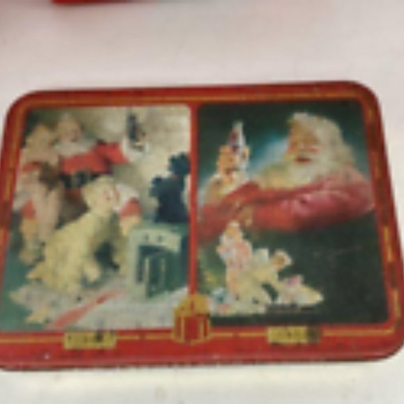 Lot of Assorted Drink Coca-Cola in Bottle Metal Coin bank, Ice chest Tin & Trays - Picture 3 of 7